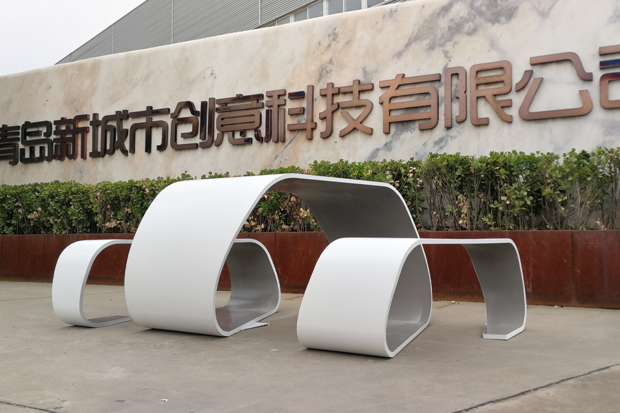 不锈钢座椅_室内外创意座椅_不锈钢坐凳-青岛新城市创意科技有限公司